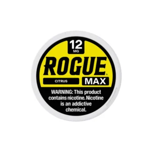 Rogue Max Citrus 12mg nicotine pouches tin