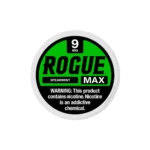 Rogue Max Spearmint 9mg nicotine pouches tin