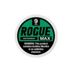 Rogue Max Wintergreen 9mg nicotine pouches tin