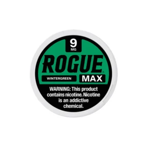 Rogue Max Wintergreen 9mg nicotine pouches tin