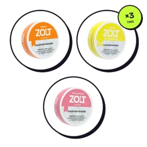 Zolt Citrus Trio — 15mg — nicotine pouch bundle